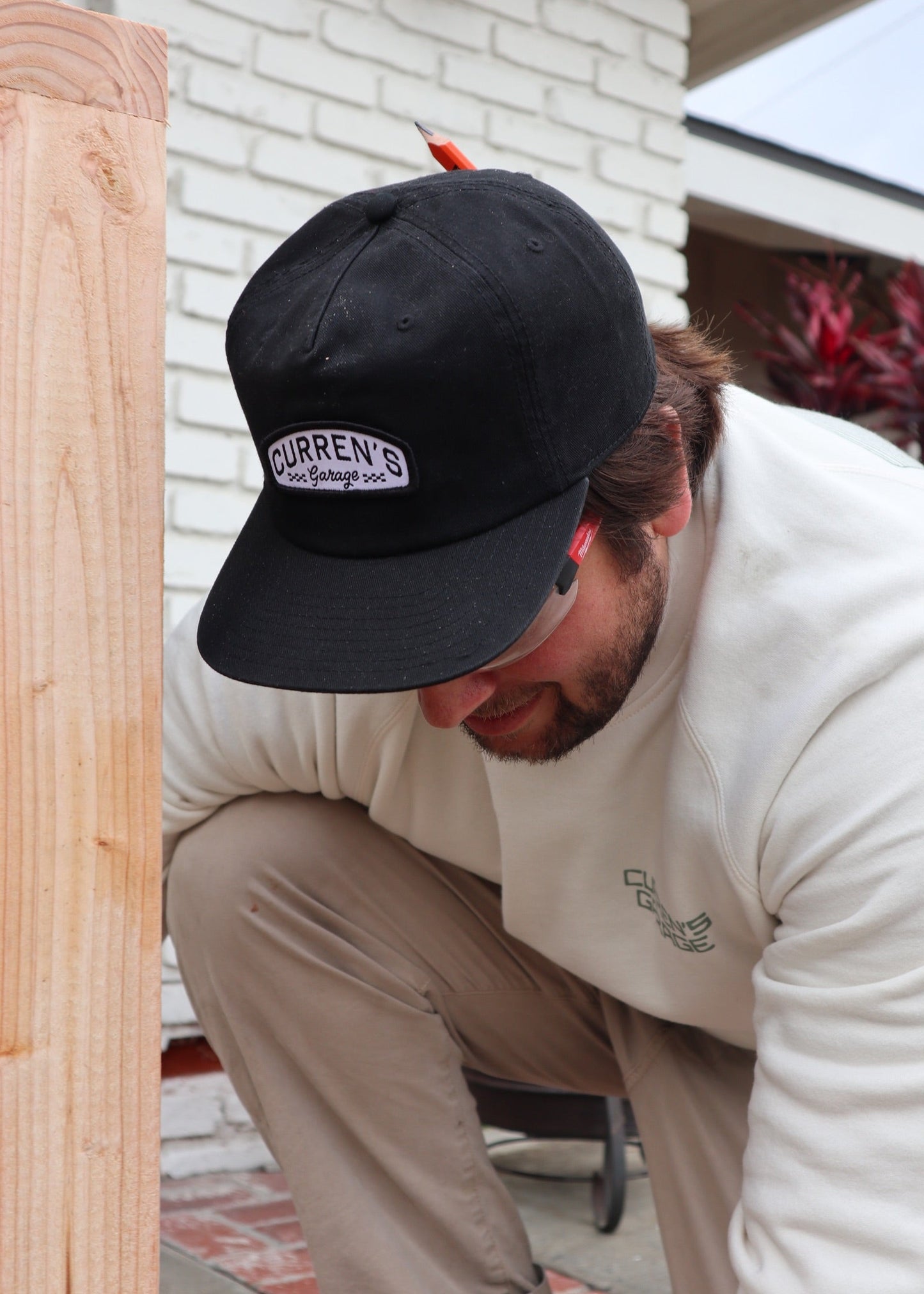 Curren's Garage Patch Hat in black