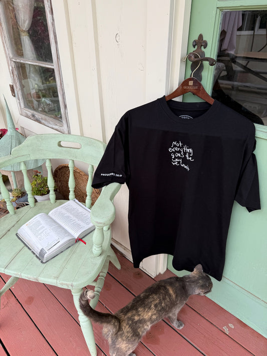 Proverbs Embroidered Tee